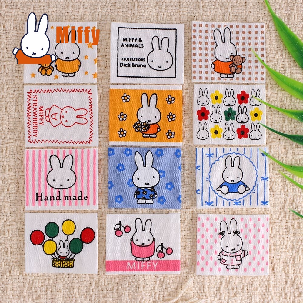 Embellishments For Scrapbooking - Patch Kain Miffy Kawaii, Patch Kelinci