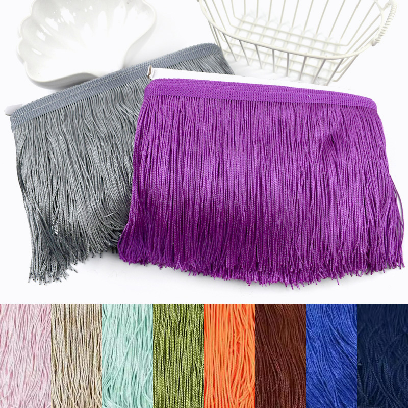 Fringe Ribbon Sewing - 5/10 Yard 10-20cm Rumbai Jahit Poliester