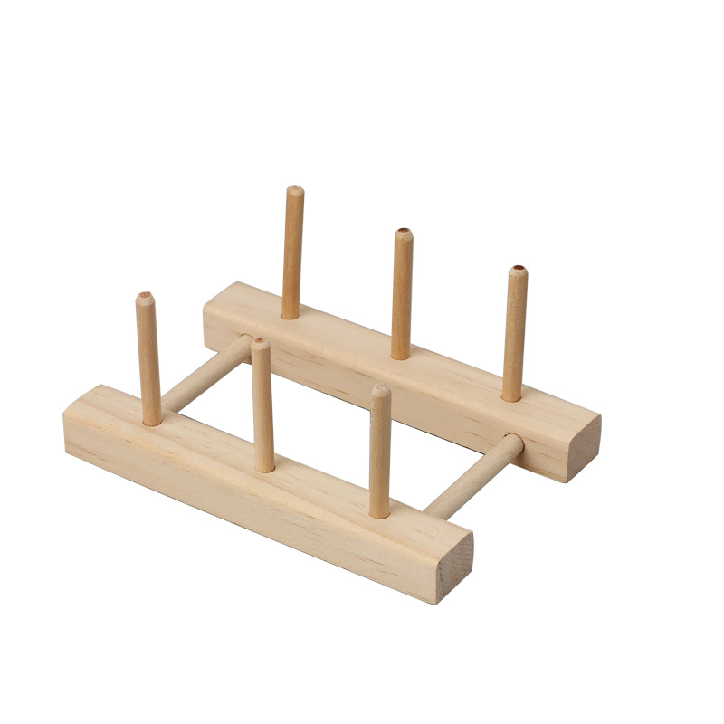 Craft Embellishment Storage - Kotak penyimpanan benang jahit kayu, kumparan