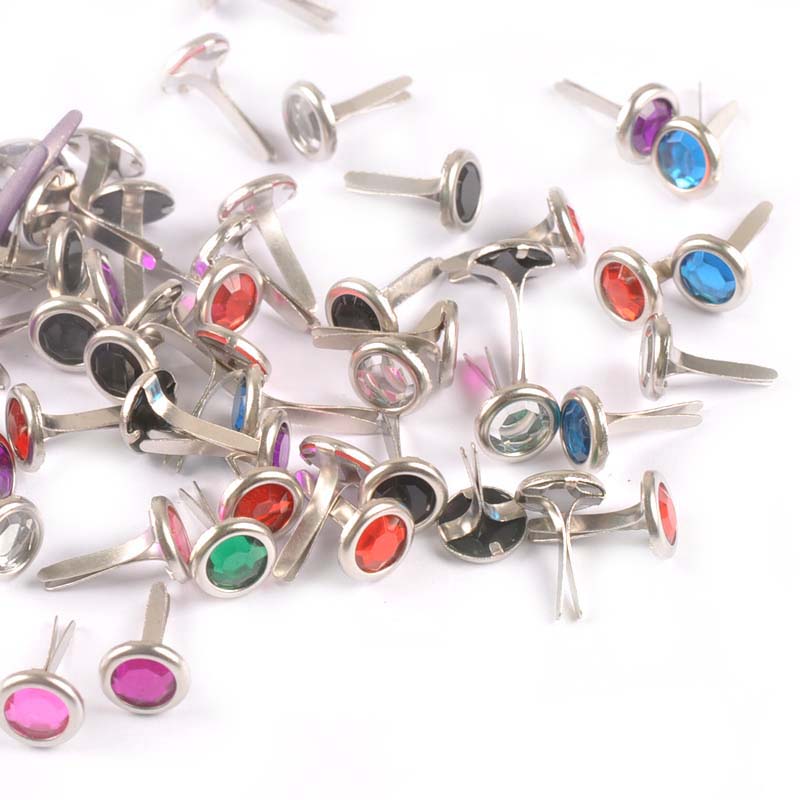 Embellishments For Scrapbooking - 50 Buah 8.5X15Mm Campuran Berlian Imitasi