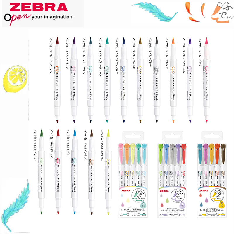 Zebra Pen Mildliner - ZEBRA Dual-tip Highlighter warna buku pegangan