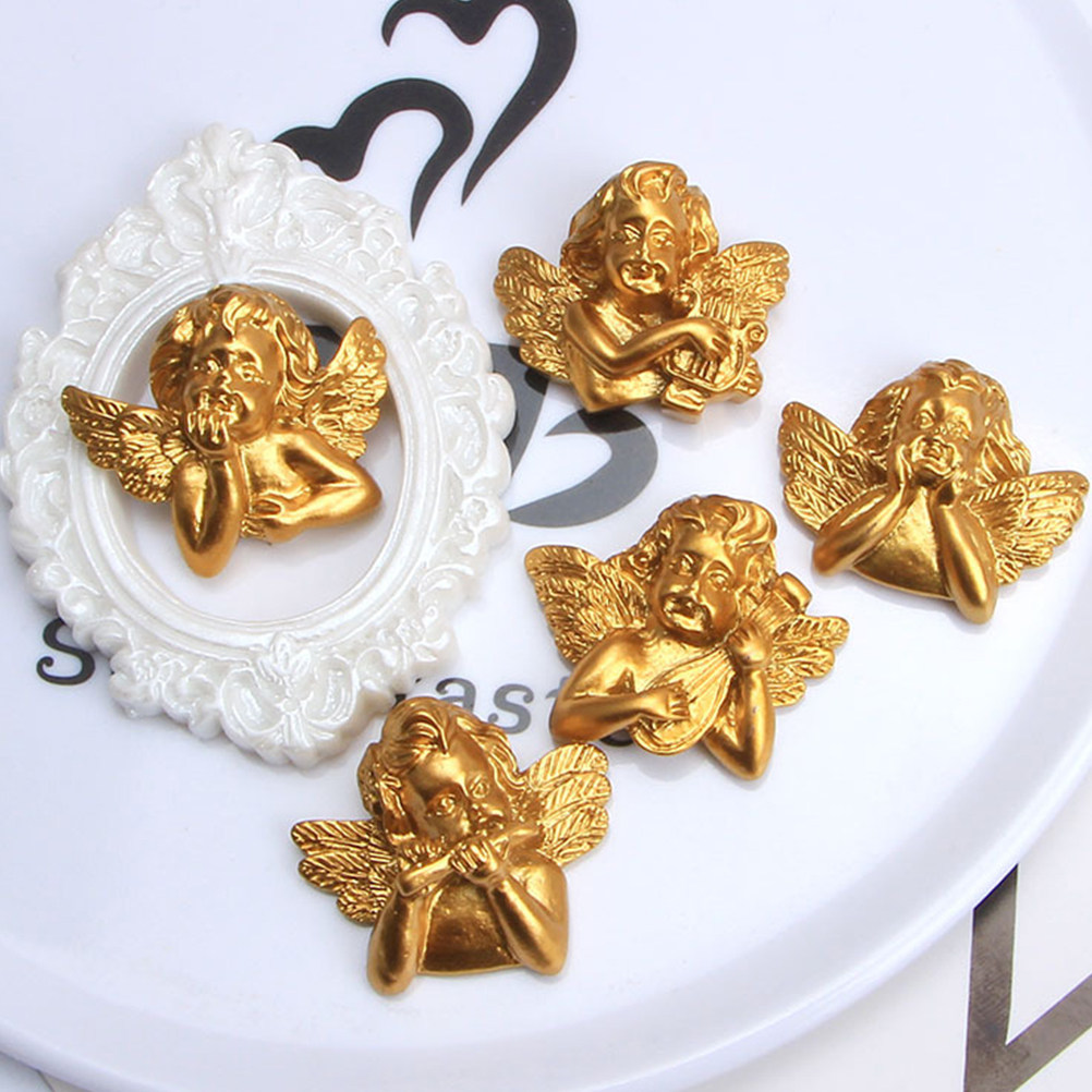 Embellishment Crafts - 15 Buah Aksesori Malaikat Resin Kerajinan