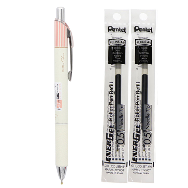 Pentel Pen Energel - 1 Pena + 2 Isi Ulang