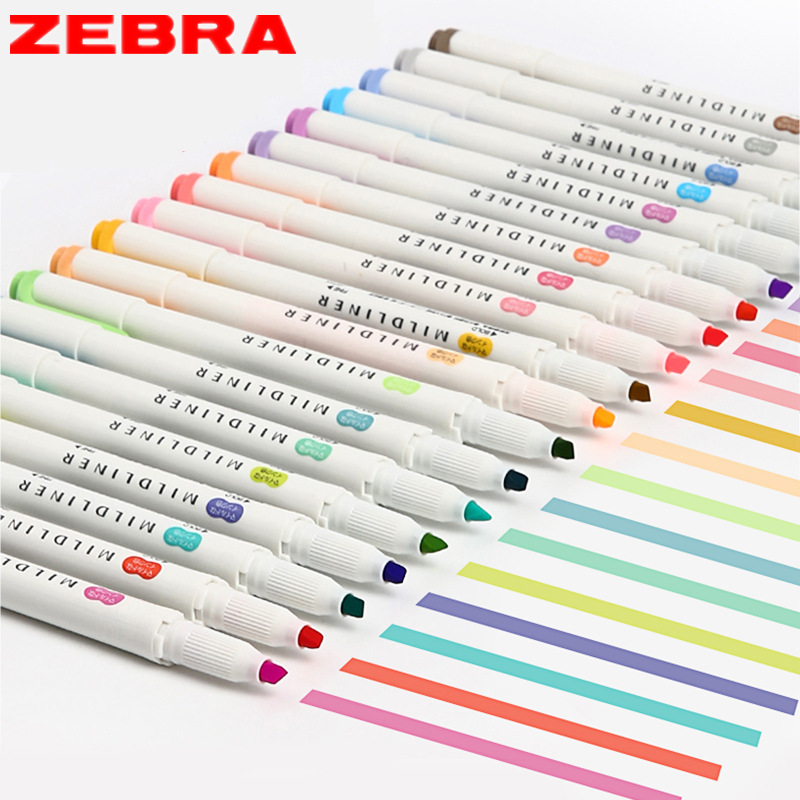 Zebra Pen Mildliner - Pena tulisan tangan Zebra Set Highlighter
