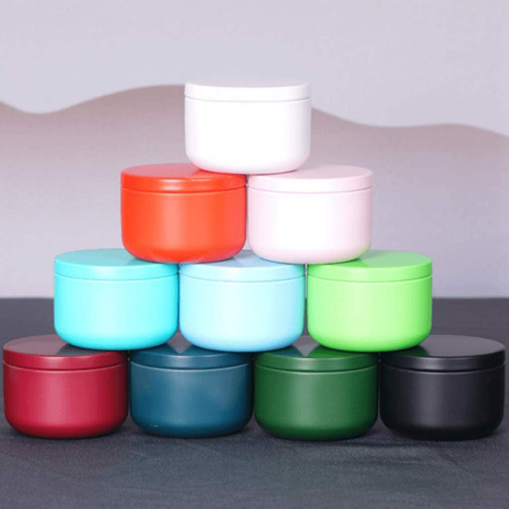 Craft Embellishment Storage - Kaleng Teh dengan Tutup Kedap Udara