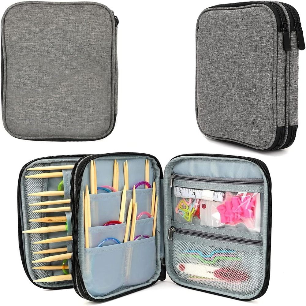 Craft Embellishment Storage - Wadah jarum rajut, wadah jarum rajut