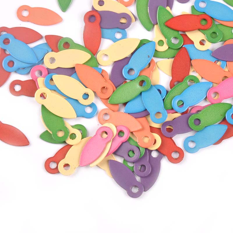 Embellishments For Scrapbooking - 100 Buah Brads Multiwarna untuk Hiasan