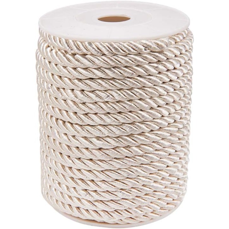 Cord Trim Twisted - Sekitar 50 kaki kerajinan tali nilon