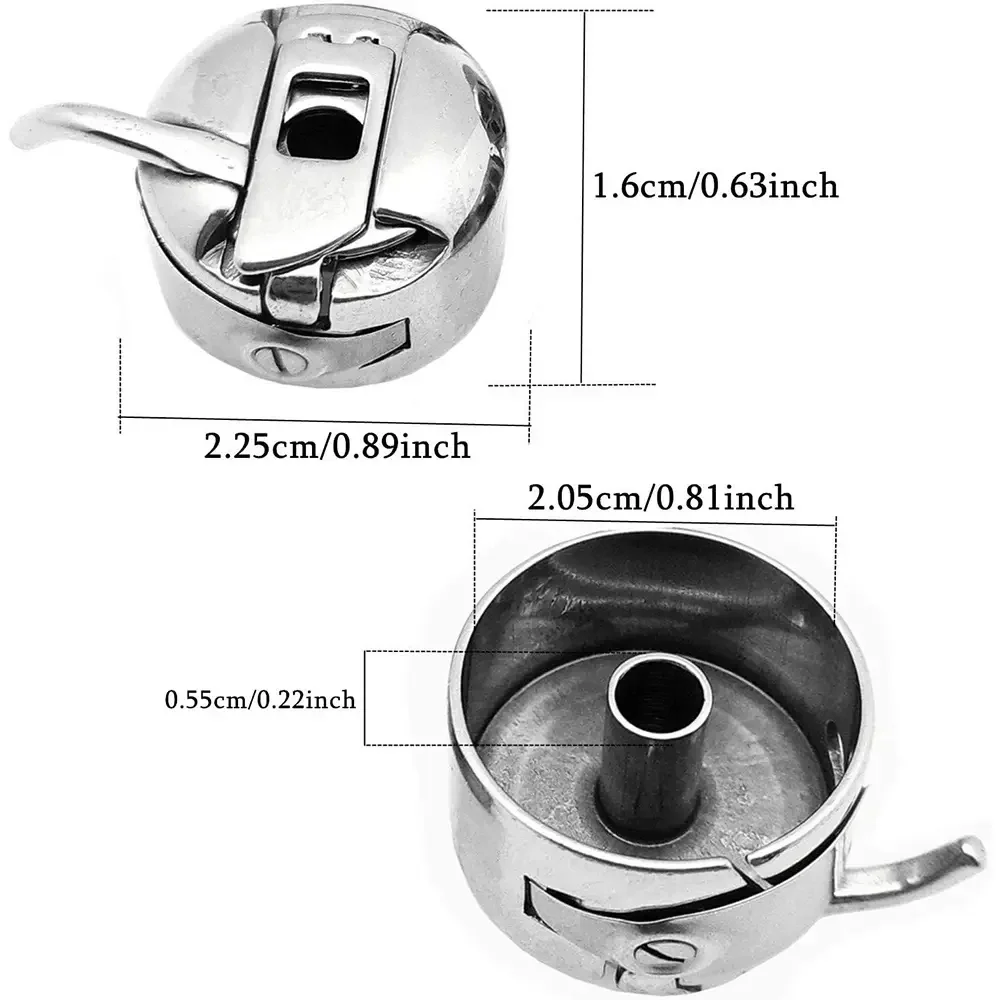 Kotak Bobbin logam, mesin jahi - Craft Embellishment Storage ulasan dan harga