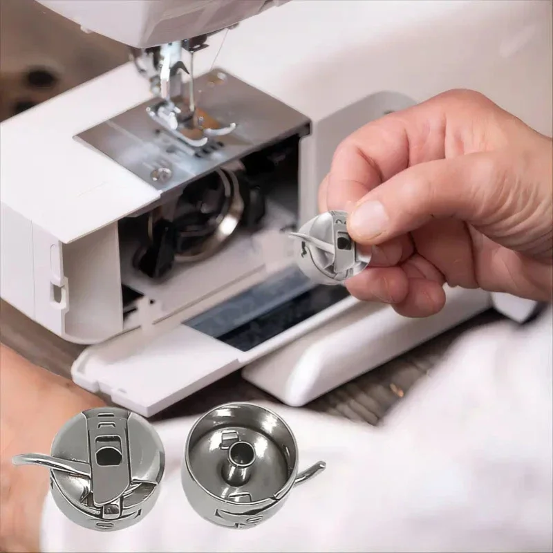 Kotak Bobbin logam, mesin jahi - Craft Embellishment Storage ulasan dan harga