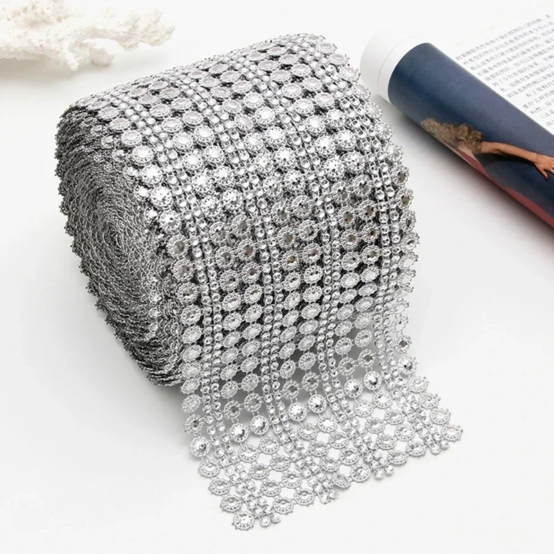 1 Yard 16row kristal berlian M - Hotfix Rhinestone Sheet ulasan dan harga