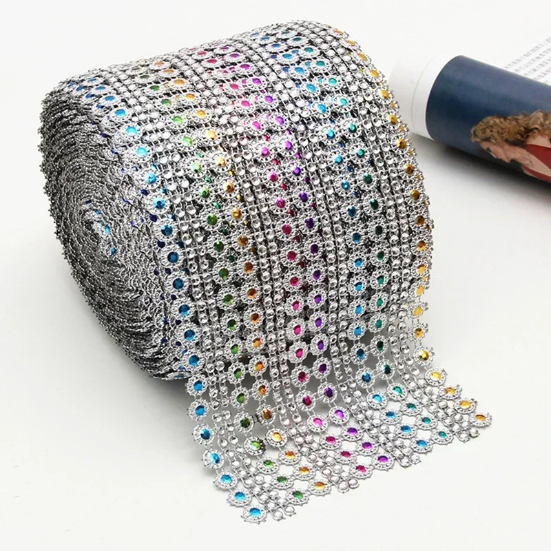 1 Yard 16row kristal berlian M - Hotfix Rhinestone Sheet ulasan dan harga