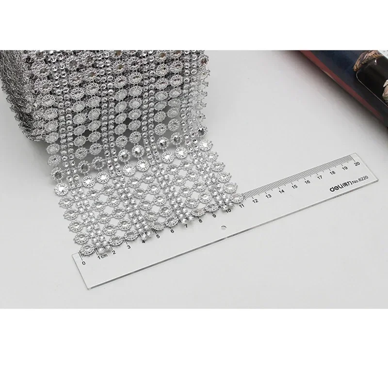 1 Yard 16row kristal berlian M - Hotfix Rhinestone Sheet ulasan dan harga