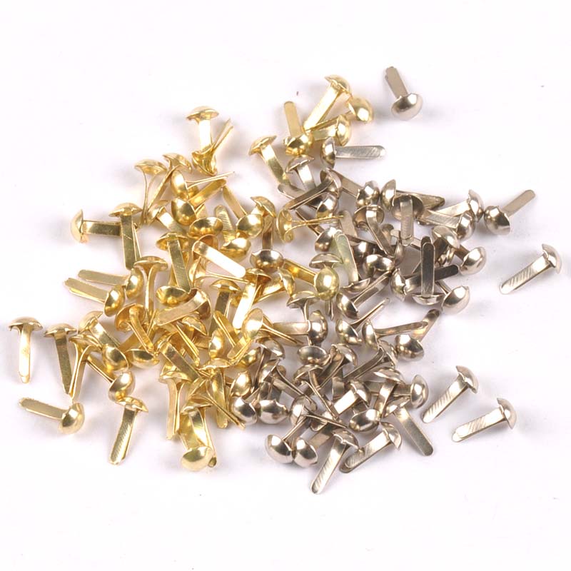 100 Buah Perak Campuran/Emas B - Embellishments For Scrapbooking ulasan dan harga