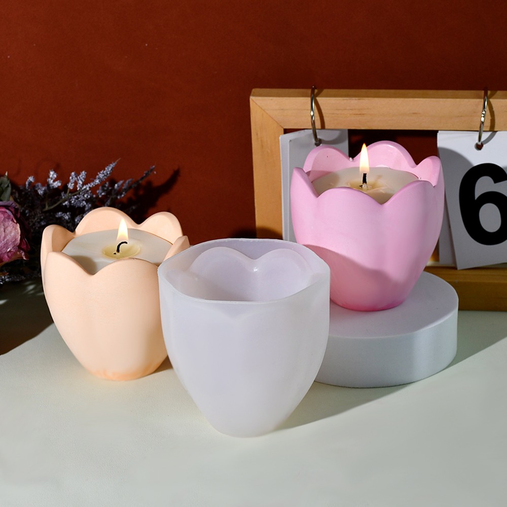 Pemegang Lilin Tulip silikon c - Craft Embellishment Storage ulasan dan harga