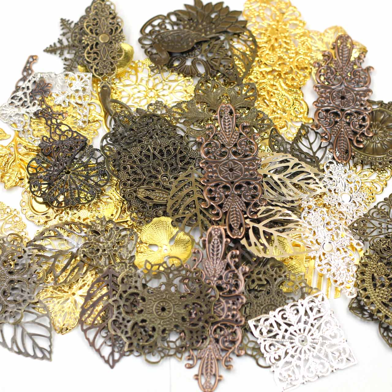 Hiasan Konektor Acak Campuran  - Embellishment Crafts ulasan dan harga