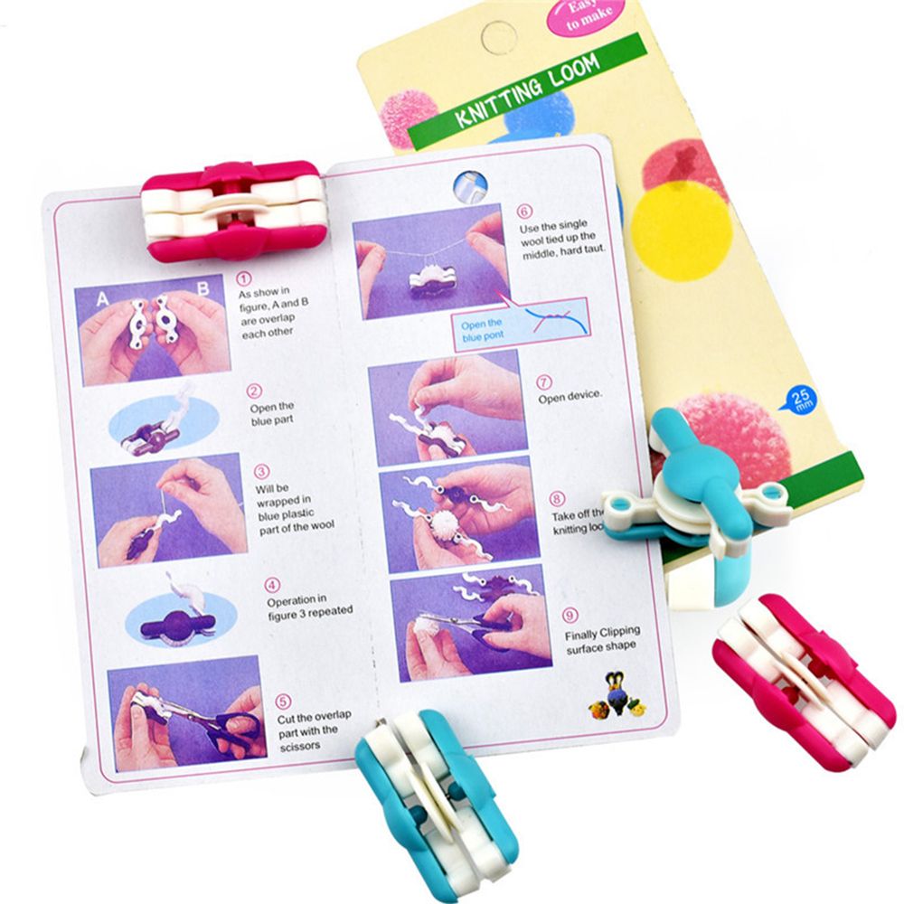 2 Buah/Lot Kit Tangan Kerajina - Pom Pom Maker Tool ulasan dan harga