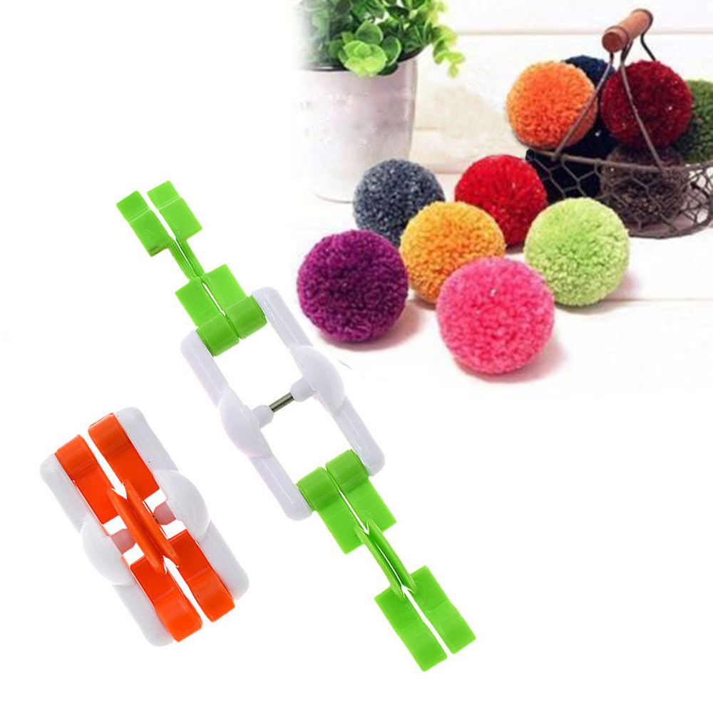 2 Buah/Lot Kit Tangan Kerajina - Pom Pom Maker Tool ulasan dan harga