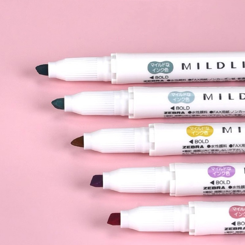 Pena Highlighter Zebra Mildlin - Zebra Pen Mildliner ulasan dan harga