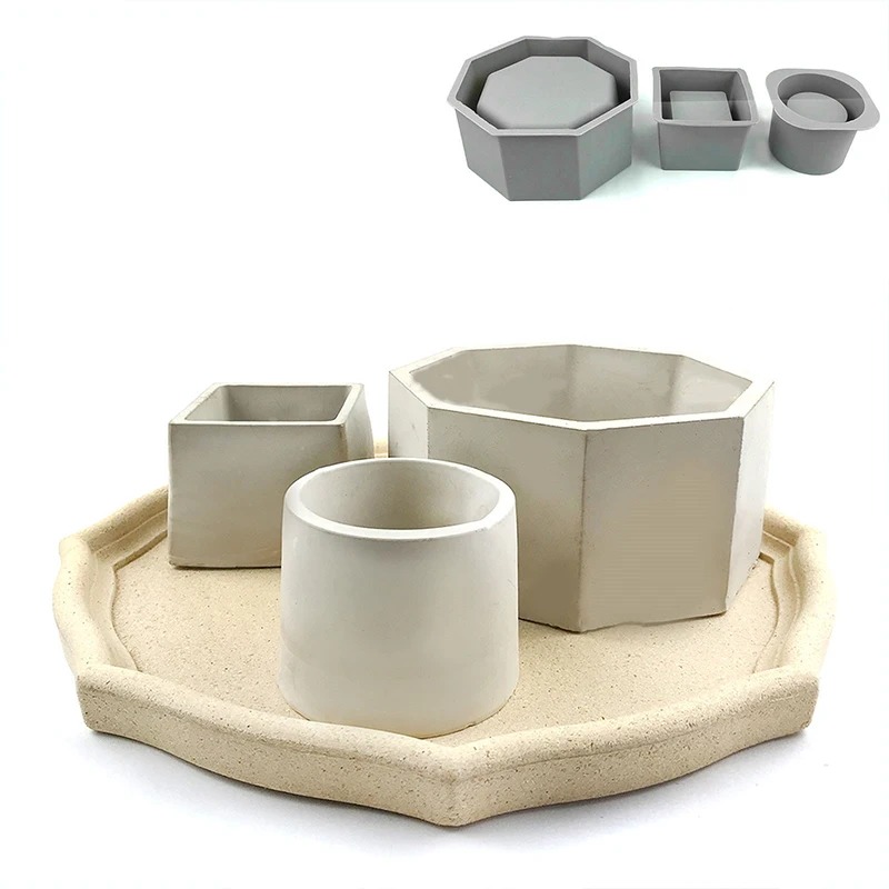 Pot bunga cetakan silikon untu - Craft Embellishment Storage ulasan dan harga