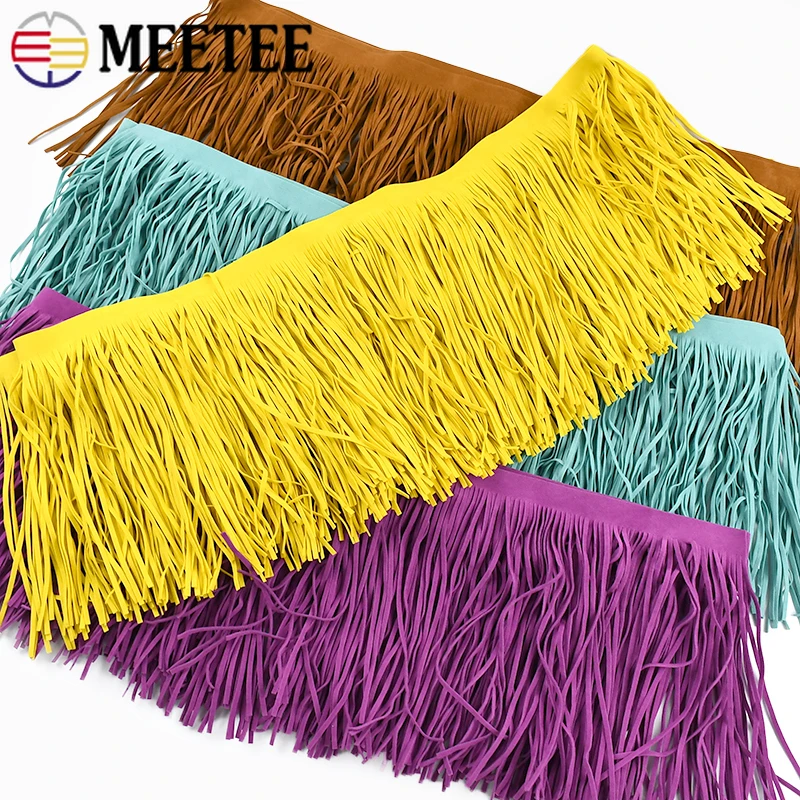 2-5M 15cm Rumbai Suede Pita Re - Fringe Ribbon Sewing ulasan dan harga