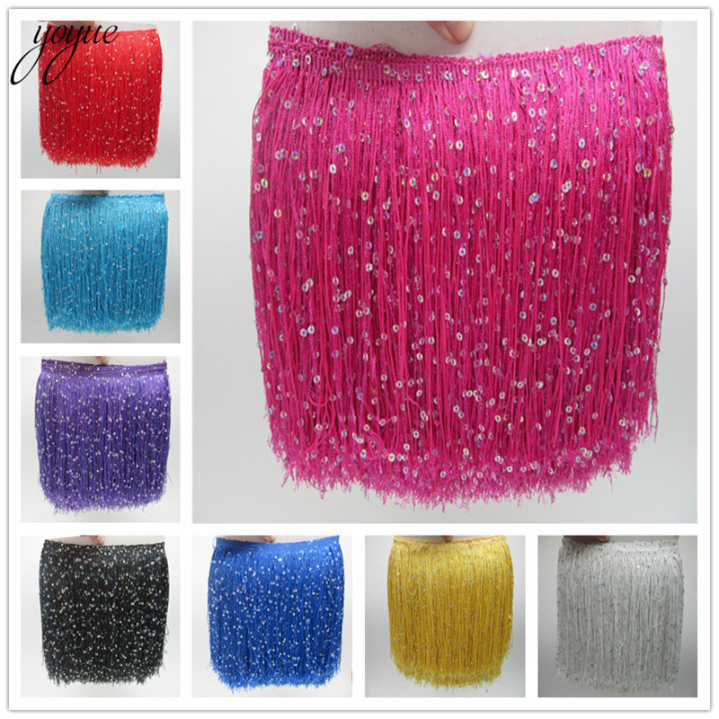 YOYUE 1Yard 20CM Panjang Polie - Fringe Ribbon Sewing ulasan dan harga