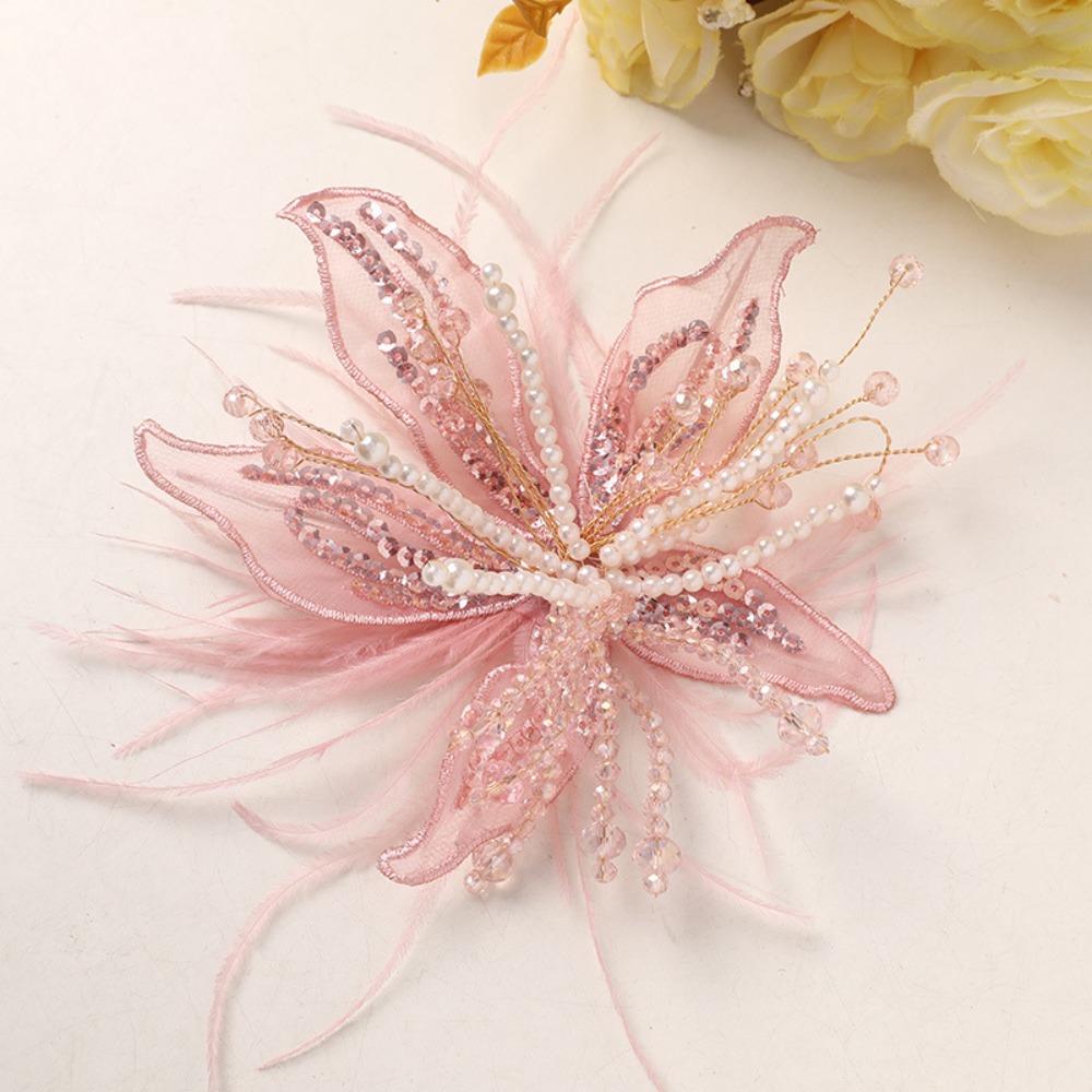 1 Buah Hiasan Bunga Organza 3D - Applique Patch Flower ulasan dan harga
