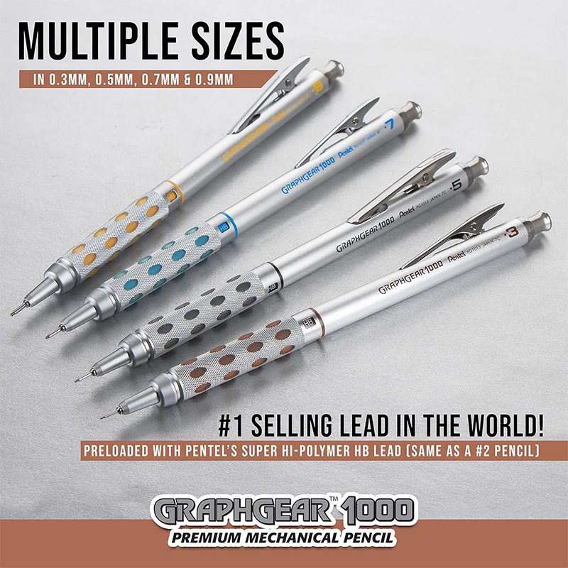 Jepang Pentel Pensil Mekanik G - Pentel Pen Energel ulasan dan harga