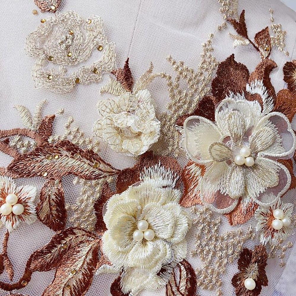 Patch Bordir Payet Warna-warni - Applique Patch Flower ulasan dan harga