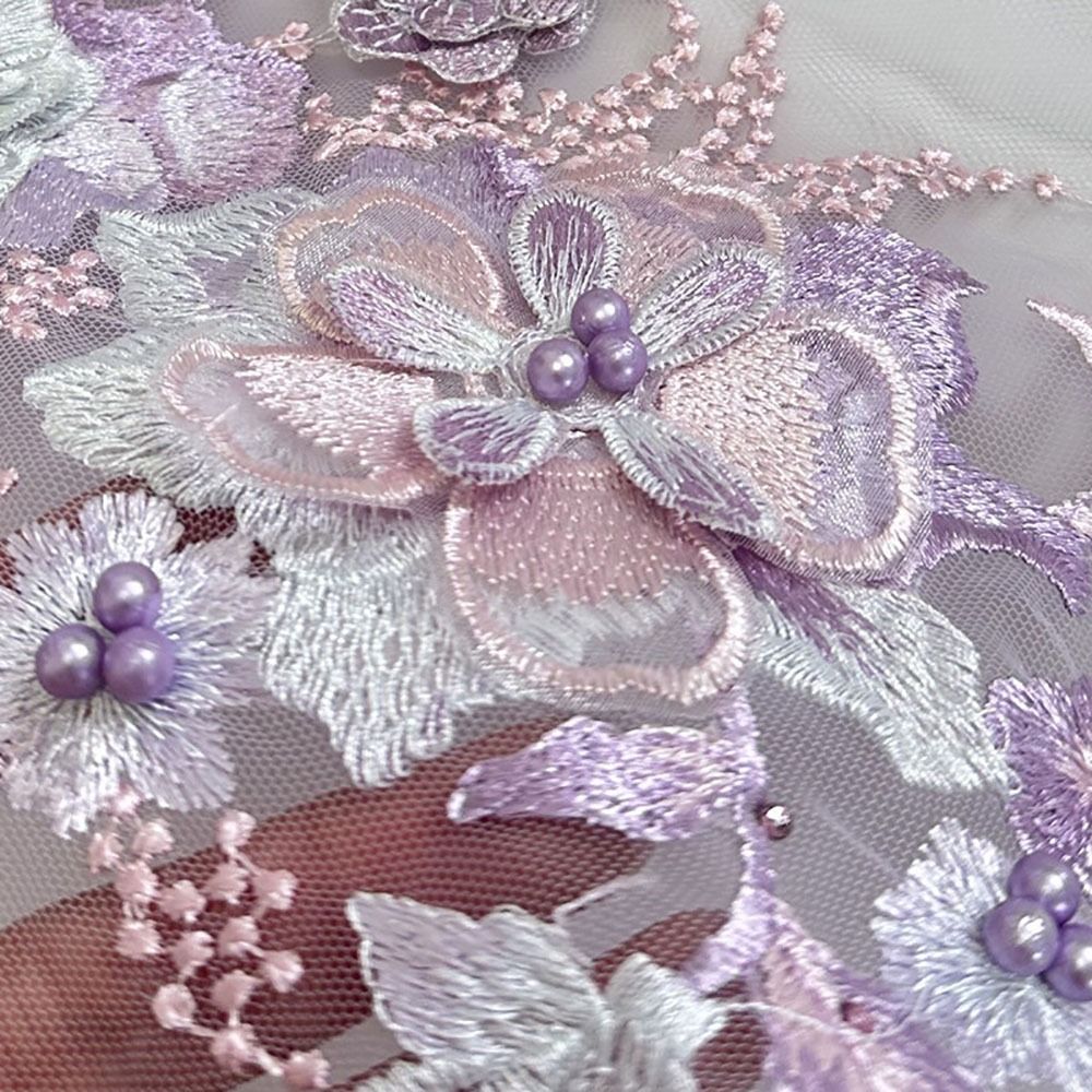 Patch Bordir Payet Warna-warni - Applique Patch Flower ulasan dan harga