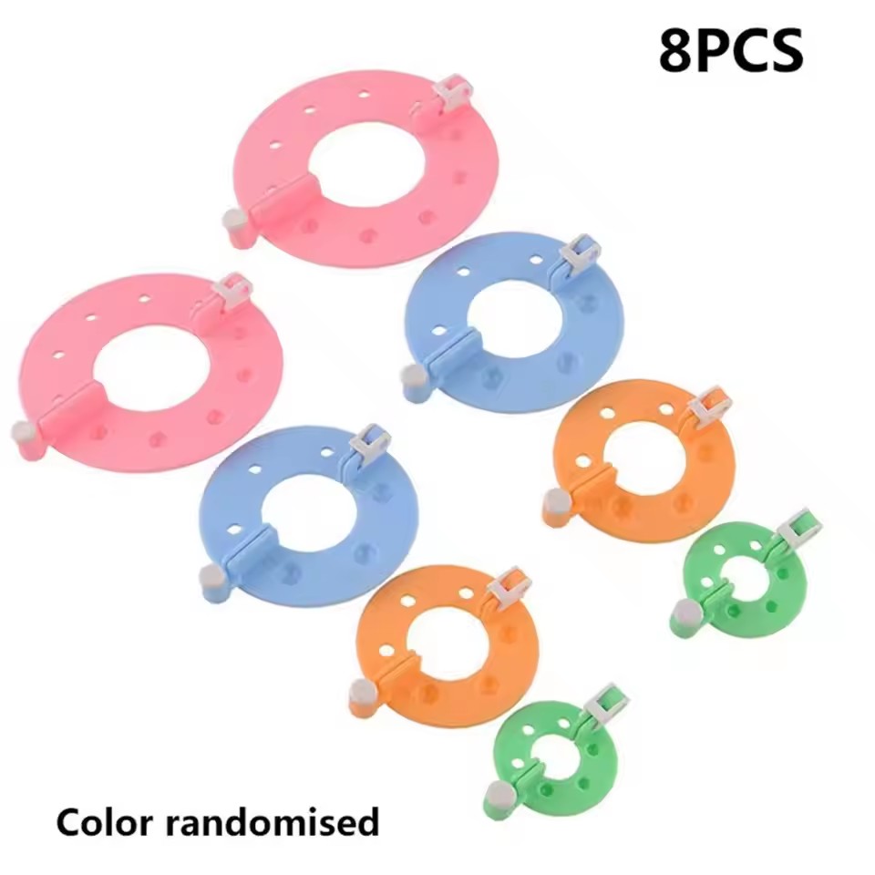 8PCS 4 Ukuran Alat Pembuat Bol - Pom Pom Maker Tool ulasan dan harga