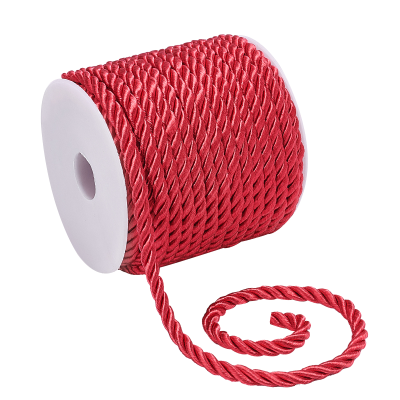 19.6 Yard tali sutra merah 3-P - Cord Trim Twisted ulasan dan harga