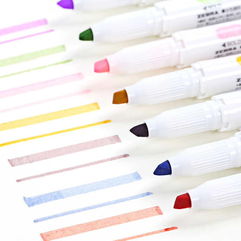 ZEBRA Jepang WKT7 baru Mildlin - Zebra Pen Mildliner ulasan dan harga