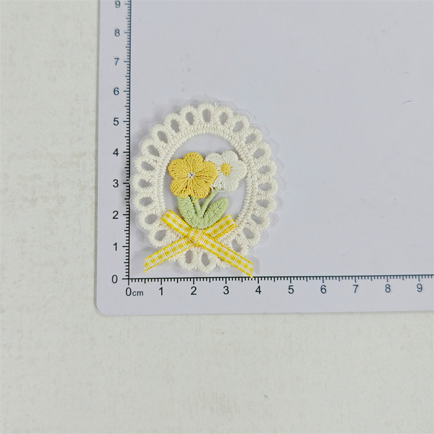 10 Buah Baru Musim Semi Musim  - Applique Patch Flower ulasan dan harga