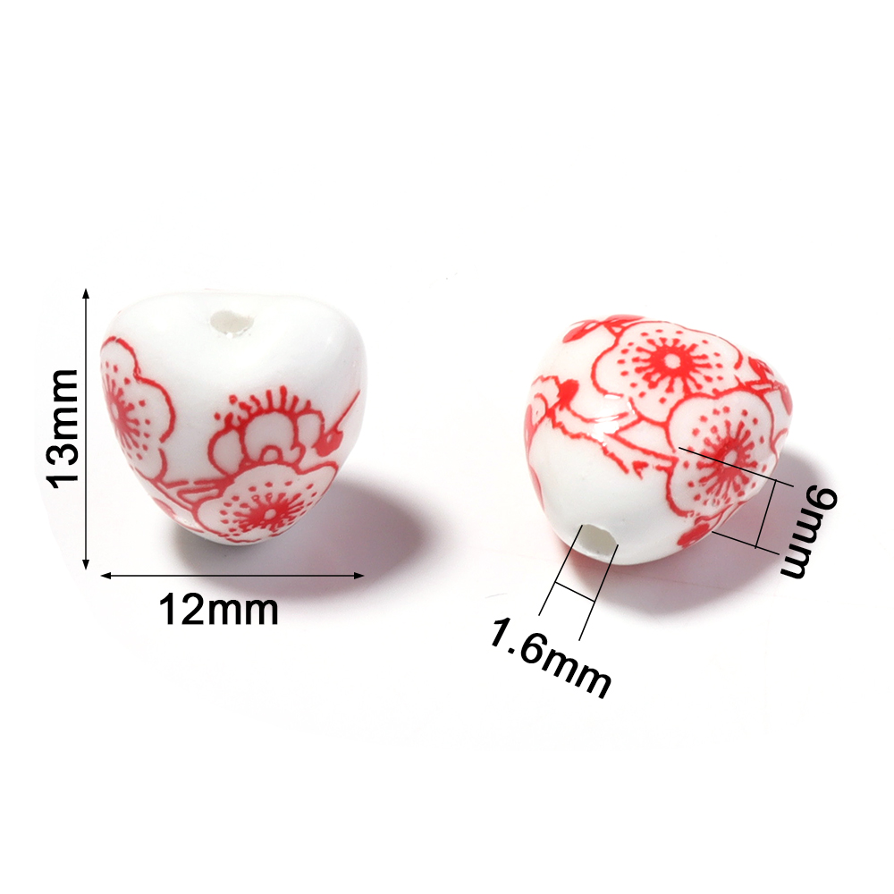 10 Buah 12X13Mm Manik-manik Ke - Embellishment Crafts ulasan dan harga