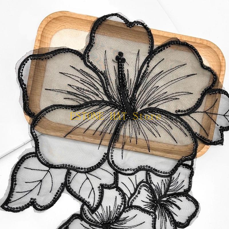 49MF Tambalan Jahit Bunga Appl - Applique Patch Flower ulasan dan harga