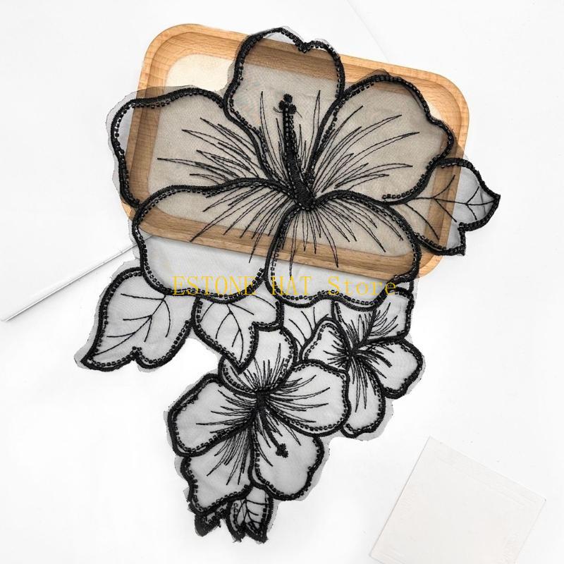 49MF Tambalan Jahit Bunga Appl - Applique Patch Flower ulasan dan harga