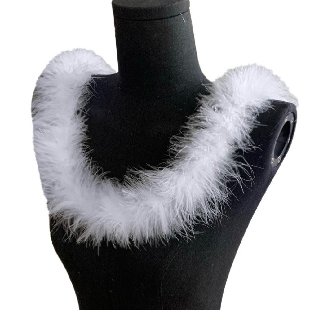 2 Meter Bulu Marabou Imitasi u - Feather Trim Marabou ulasan dan harga