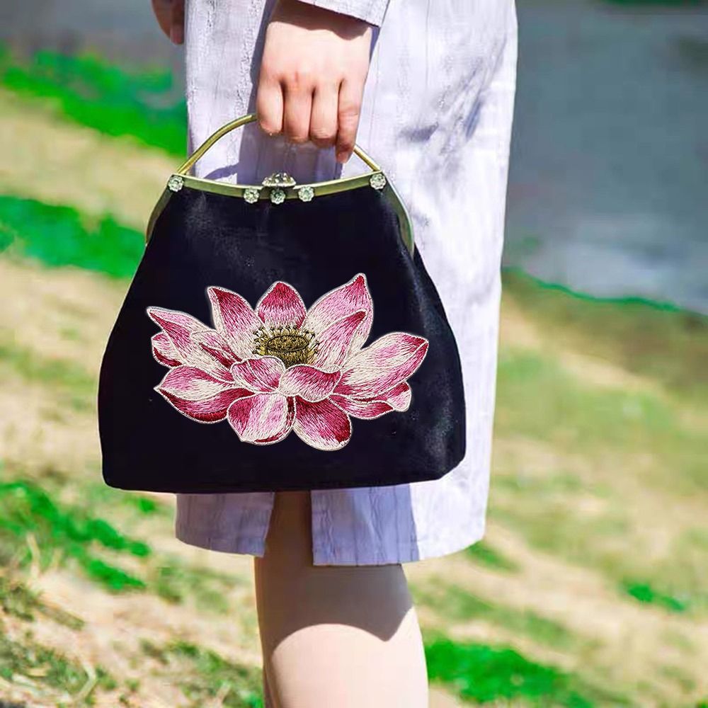 Patch bunga Lotus lembut Akses - Applique Patch Flower ulasan dan harga