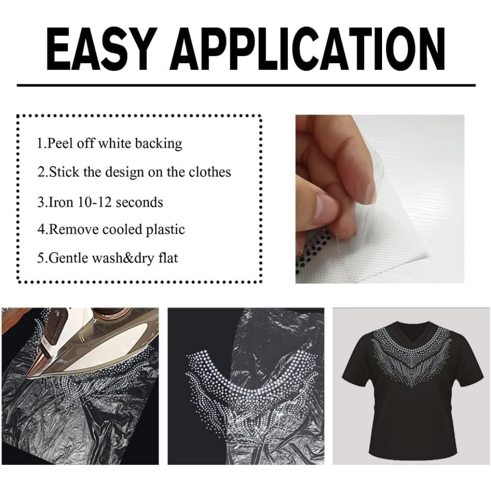 Pola Baju Olahraga dengan Tran - Hotfix Rhinestone Sheet ulasan dan harga