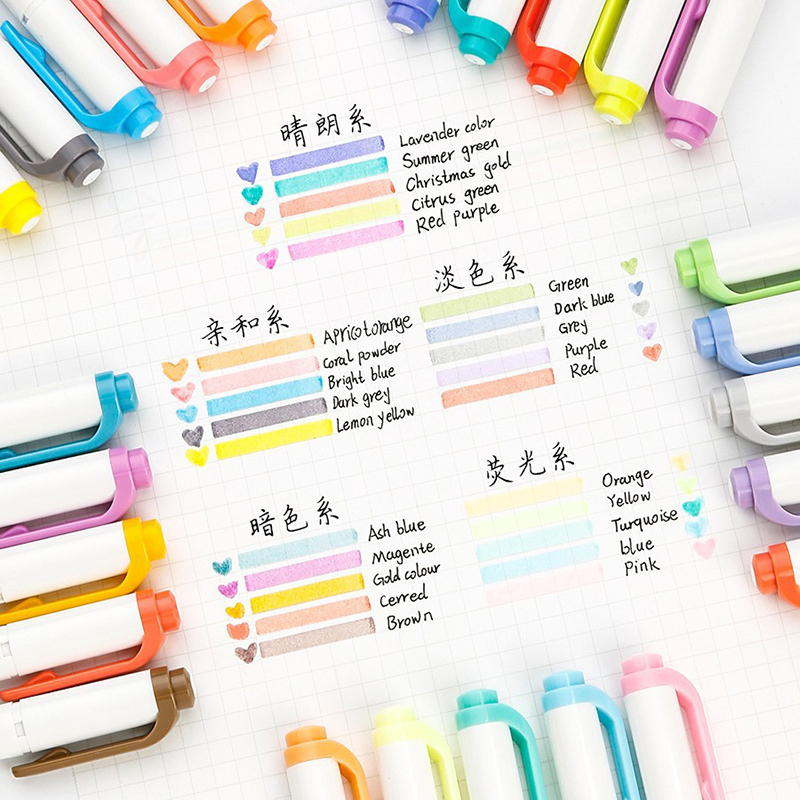 Pena tulisan tangan Zebra Set  - Zebra Pen Mildliner ulasan dan harga