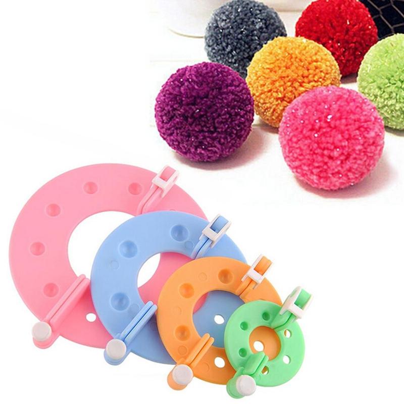 8 Buah Set Pembuat Pompom Plas - Pom Pom Maker Tool ulasan dan harga
