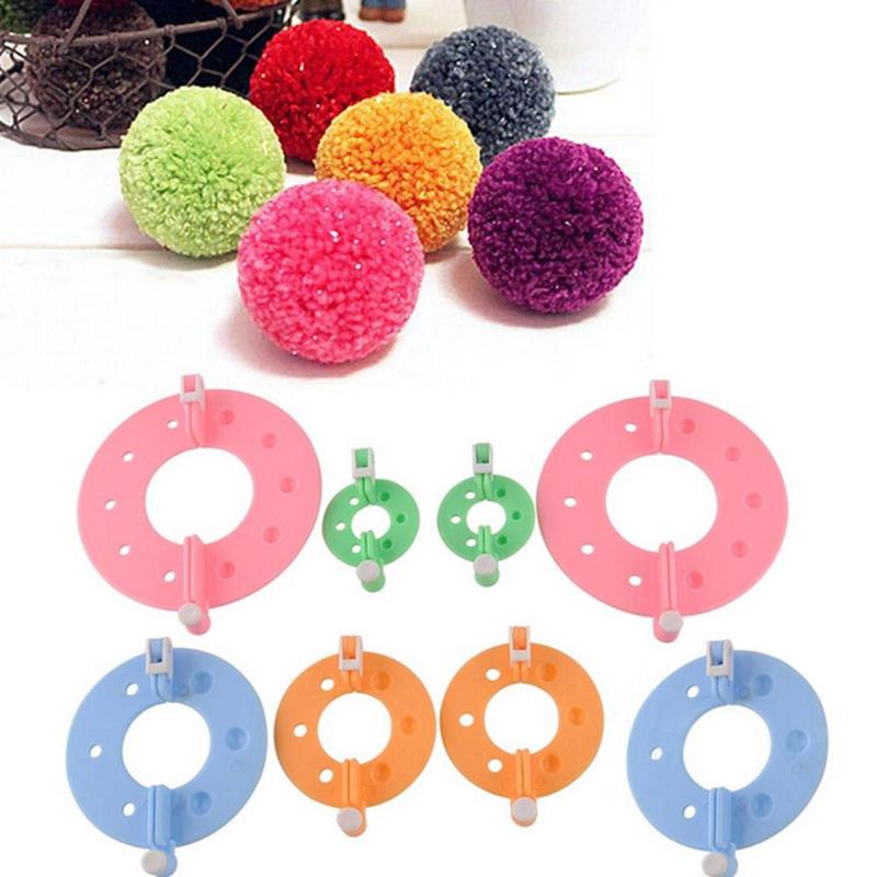 8 Buah Set Pembuat Pompom Plas - Pom Pom Maker Tool ulasan dan harga