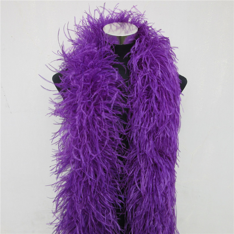 2 Meter 6 Lapisan Putih Bulu B - Feather Trim Marabou ulasan dan harga