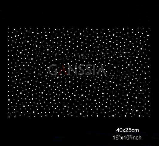 4 buah/Lot (40x25cm) modis bin - Hotfix Rhinestone Sheet ulasan dan harga