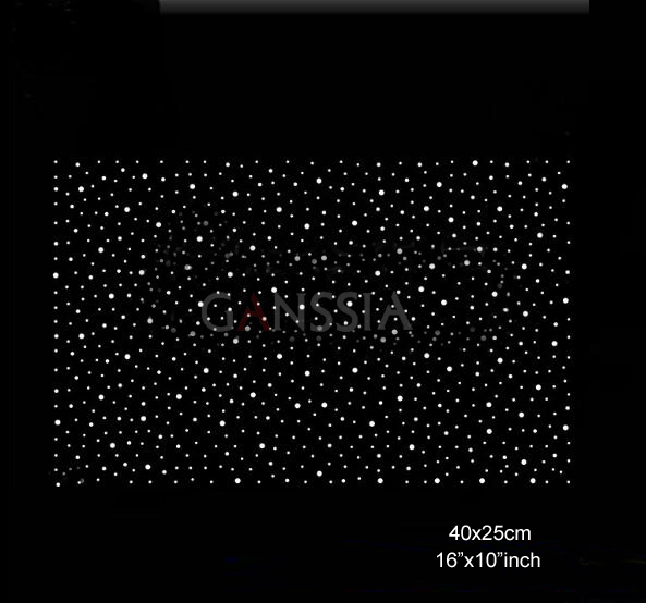 4 buah/Lot (40x25cm) modis bin - Hotfix Rhinestone Sheet ulasan dan harga