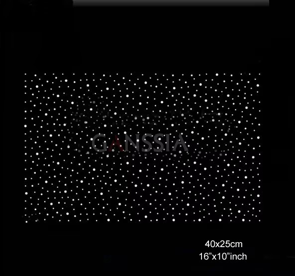 4 buah/Lot (40x25cm) modis bin - Hotfix Rhinestone Sheet ulasan dan harga