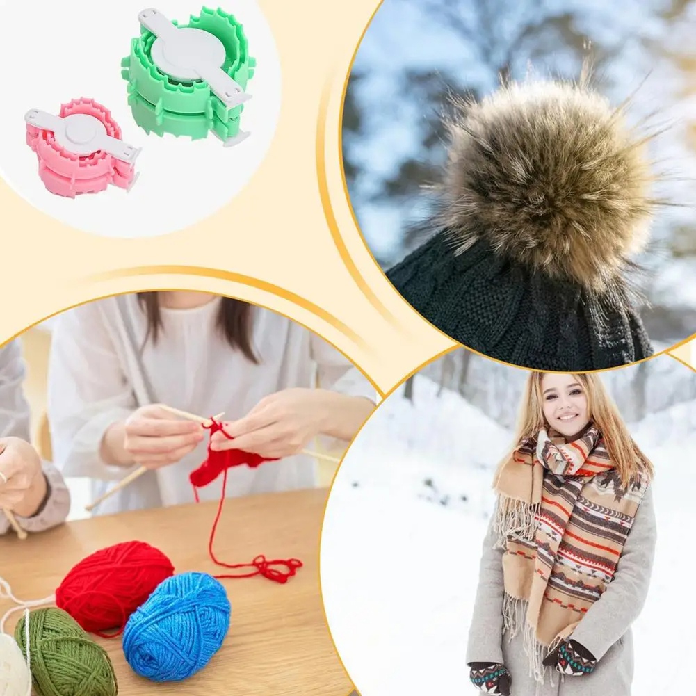 AC76-Pom Pom Maker Alat Tenun  - Pom Pom Maker Tool ulasan dan harga